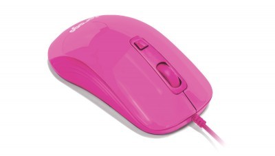 Mouse VORAGO MO-102 - Rosa, USB, Óptico, 1600 DPI