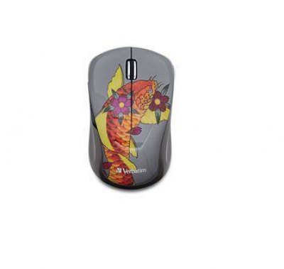 Mouse VERBATIM Tatoo-koi - Gris, USB