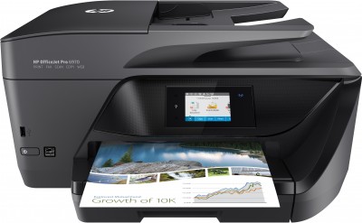 Impresora HP OfficeJet Pro 6970 - 600 x 1200 DPI, 20 ppm, 20000 páginas por mes