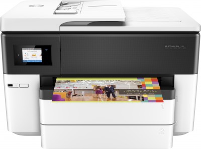 Impresora HP OfficeJet 7740 - 1200 x 1200 DPI, Inyección de tinta, 34 ppm, 500 hojas, 30000 páginas por mes