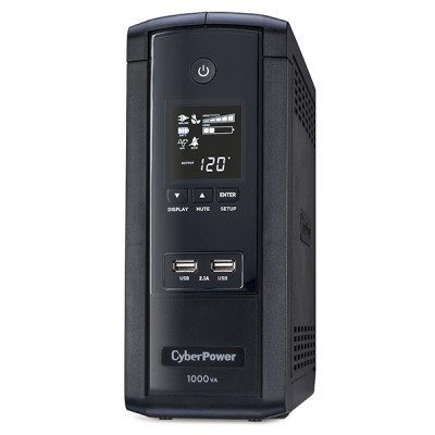 No-Break CyberPower - 1000 VA, 600 W, 8 h, Negro, Hogar y Oficina