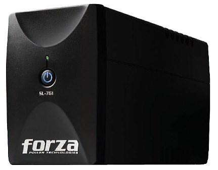 No-Break FORZA - 750 VA, 375 W, Negro, Hogar y Oficina