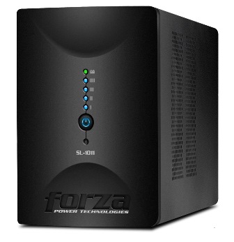 No-Break FORZA - 1000 VA, 600 W, Negro, Hogar y Oficina