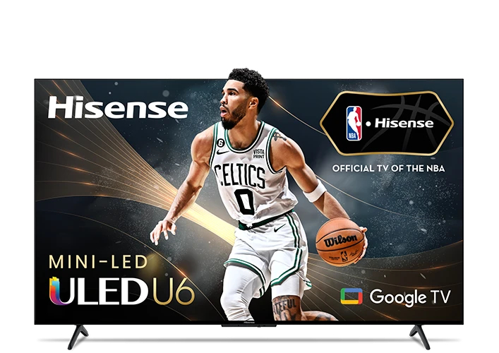 Televisor SMART Hisense 55U6K - 55 pulgadas, MiniLED 4K UHD, 3840 x 2160 Pixeles, GoogleTV, Quantum Dot technology