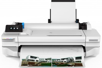 Plotter HP DesignJet T130 - 1200 x 1200 DPI, 256 MB, A1/ A2/ A3/ A4, 4, Inyección de tinta térmica