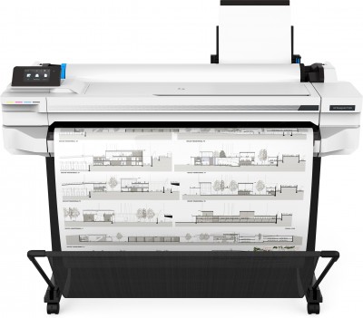 Plotter HP DesignJet T530 - 2400 x 1200 DPI, 1 GB, A0/ A1/ A2/ A3/ A4, 4, Inyección de tinta térmica