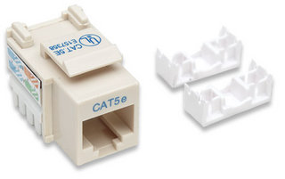 Keystone Jack 210188 INTELLINET - Hembra, Blanco, CAT5e