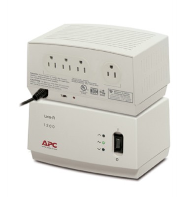 Regulador APC - 4, Beige, Hogar, 1200 VA
