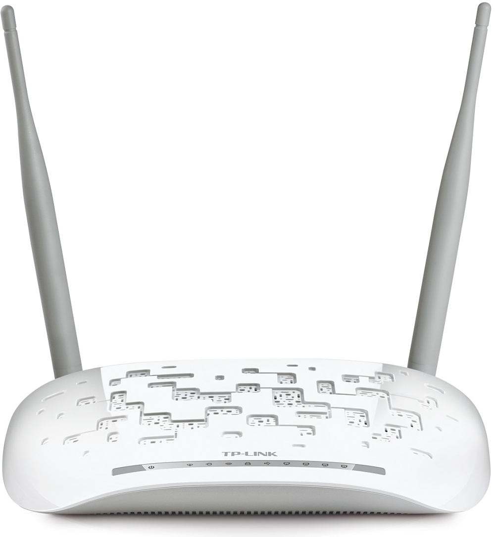 Router ADSL2+ TP-LINK - 2, Color blanco, 300Mbps