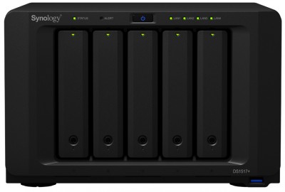 Almacenamiento NAS SYNOLOGY  DS1517+ - SATA, 2, 4 GHz, 2 GB, Intel Atom
