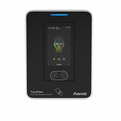Sistema de reconocimiento facial Anviz AN-FACEPASS7 - Crosschex Standard, Negro