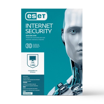 Antivirus ESET Internet Security - 1 licencia, 1 Año(s), Caja