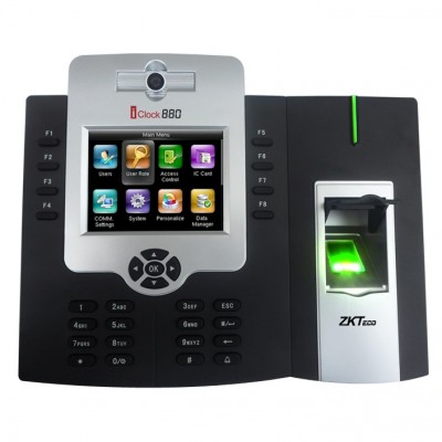 Control de Acceso y Asistencia ZK TECO iclock880 - Negro, Si