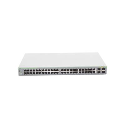 Switch ALLIED TELESIS Gigabit WebSmart de 48 puertos 10/100/1000 Mbps (4 x Combo) + 4 puertos gigabit SFP Combo. AT-GS950-48-10. -