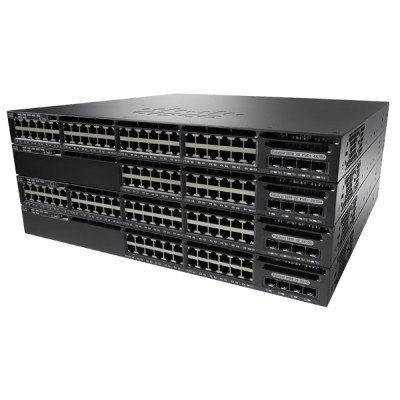 Switch CISCO WS-C3650-24TS-S - Negro, 24