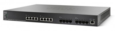 Switch CISCO SG550XG-8F8T-K9-NA - Negro, 8