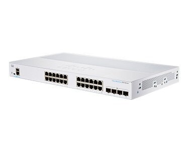 Switch  CISCO CBS350-24P-4X-NA - Blanco, 24