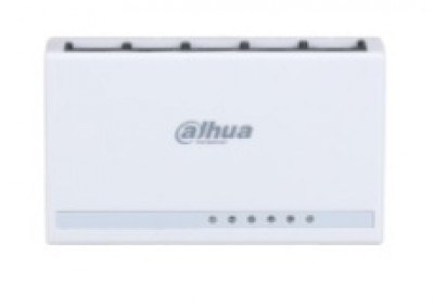 Switch para Escritorio de 5 Puertos DAHUA DH-PFS3005-5ET-L / No administrable / Fast Ethernet 10/100Mbps / Diseño Compacto / Capa 2 / Switching 1 Gbps/ -