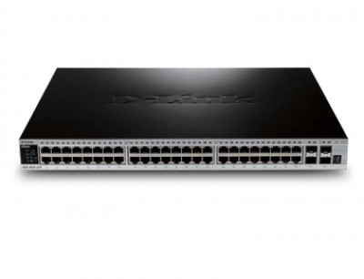 Switch D-LINK xStack L2/L3 - Negro, 370 W