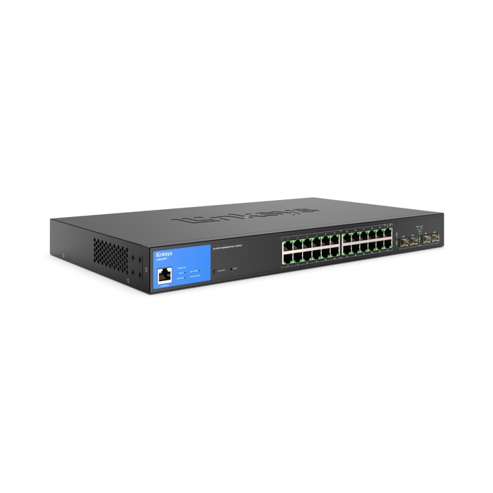 Switch Linksys LGS328PC PoE Administrable 24 Puertos + 4 SFP -