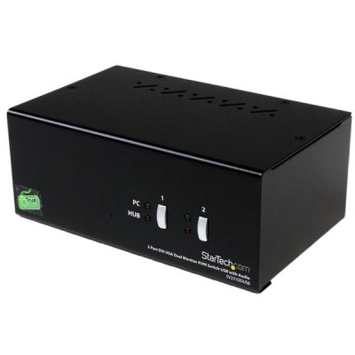 Conmutador StarTech.com - Negro, 2