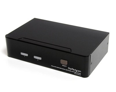 Switch KVM StarTech.com SV231DVIUA - Negro, 2