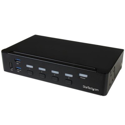 Switch Conmutador KVM StarTech.com SV431HDU3A2 - Negro, HDMI