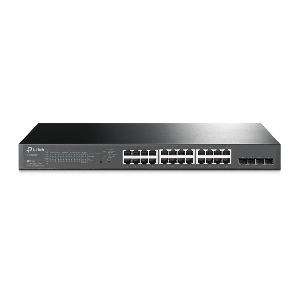Switch TP-LINK TL-SG2428P - Negro, 250 W