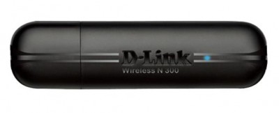 Adaptador inalambrico D-LINK - Inalámbrico, Inalámbrico, 300 Mbit/s, 2.4 - 2.4835, Negro