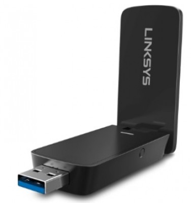 Adaptador USB para Red Inalámbrica LINKSYS WUSB6400M - Negro