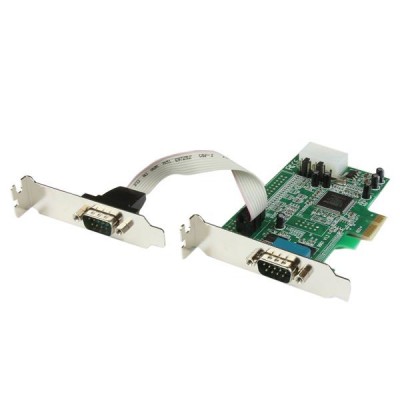 Tarjeta Adaptadora PCI Express StarTech.com PEX2S553LP - PCIe, 0, 46 Mbit/s, Alámbrico