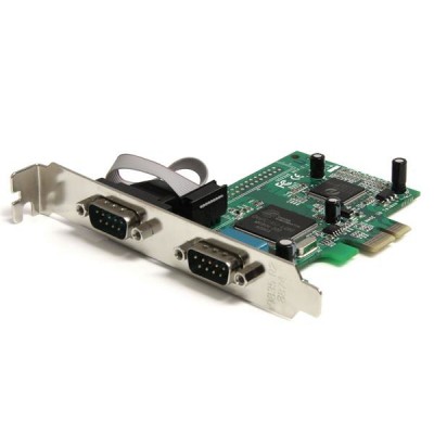 Tarjeta Adaptadora PCI Express StarTech.com PEX2S950 - PCIe, De serie, 0, 46 Mbit/s, Alámbrico