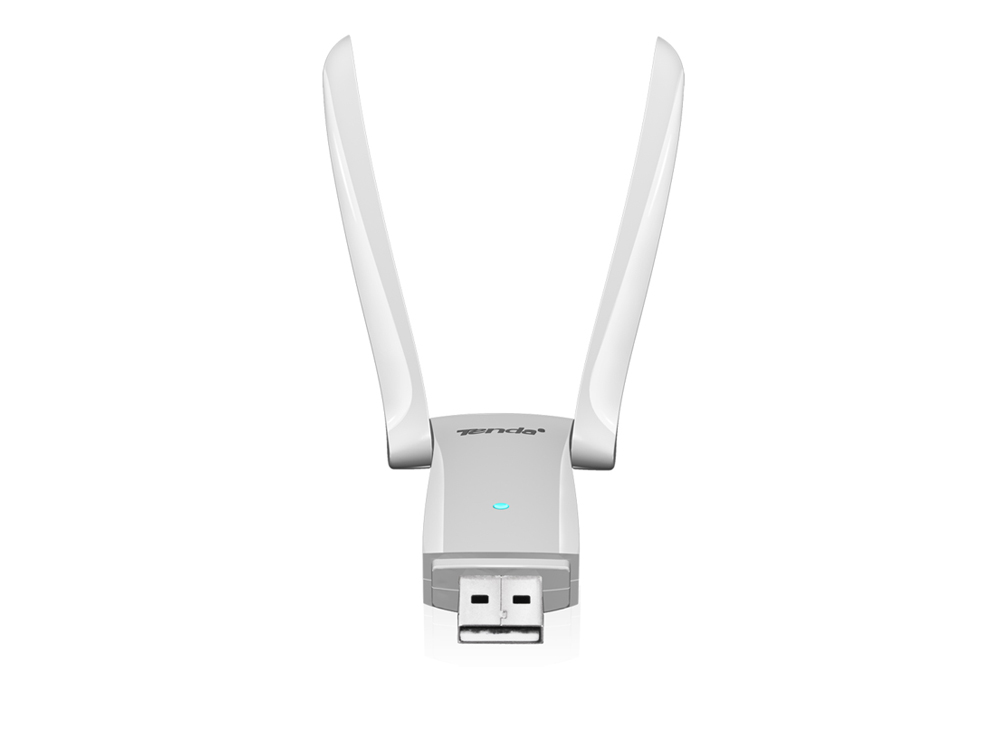 Adaptador de red inalámbrico TENDA - Color blanco, 300 Mbit/s