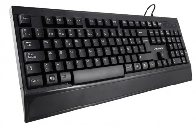 Teclado ACTECK AC-916608 - USB, QWERTY, Negro, PC/server, Alámbrico