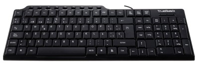 Teclado TRUE BASIX TB-916738 - USB, Numérico, Negro, PC/server, Alámbrico