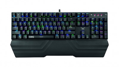 Teclado RGB Zaurus Naceb Technology NA-0918 - USB, Negro