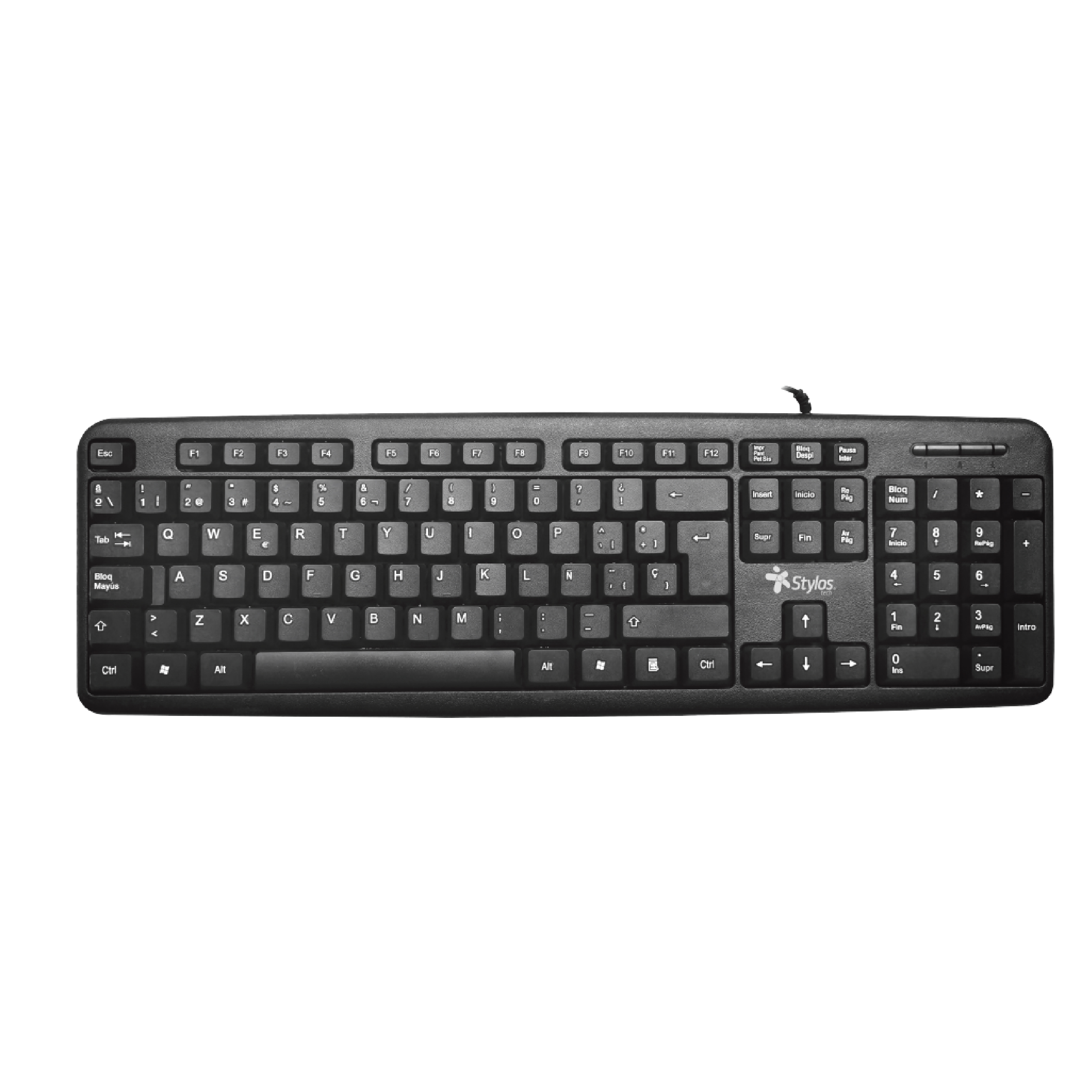 Teclado Alambrico Stylos. STPTEC5B -