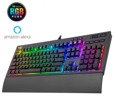 Teclado mecanico THERMALTAKE X1 KB-TPX-BLBRSP-01 - USB, QWERTY, PC/server, Negro