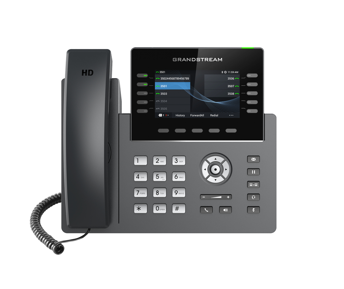 Teléfono IP  Grandstream GRP2615 - Si, LCD, 10 Líneas