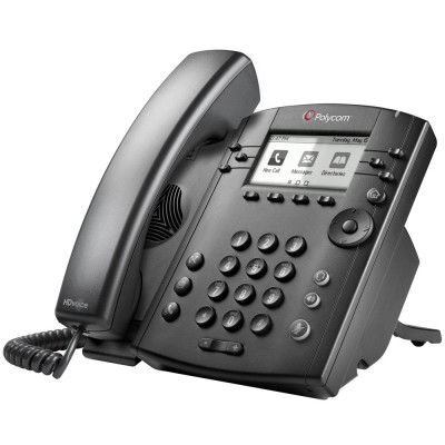 Teléfono VVX 311  POLYCOM 2200-48350-019 - Si, Si, LCD, 6 líneas, Negro