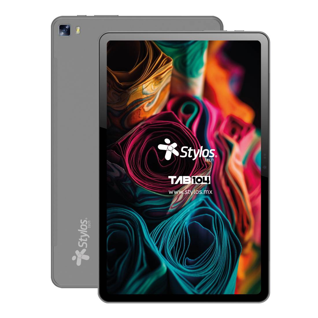 Tableta 10.4 pulgadas 4+128GB Gris con funda Stylos. STTA1041G -