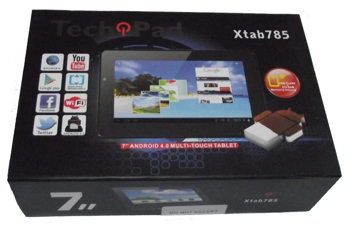Tableta TECHPAD Techpad - 0, 5 GB, ARM, 7 pulgadas, Android 4.2