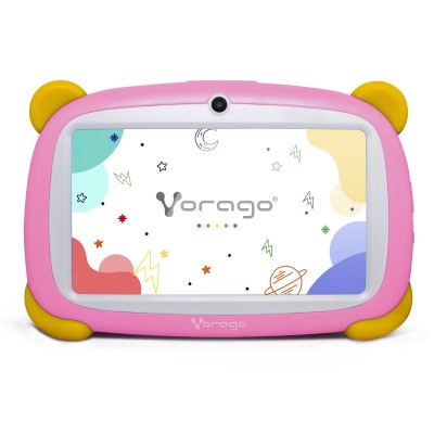 Tableta VORAGO PAD-7-KIDS-PK - 1 GB, Rockchip, 7 pulgadas, Android 9.0, 16 GB