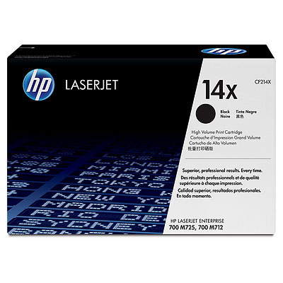 Tóner HP Núm 14X - Laser, Negro