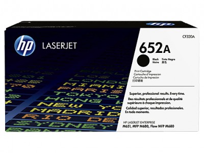 Cartucho tóner HP Negro Num 652A - 11500 páginas, Negro, Laser