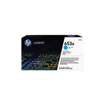 Tóner HP Num 653A - Laser, Cian
