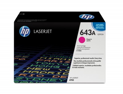 Tóner HP Num 643A - 10000 páginas, Magenta