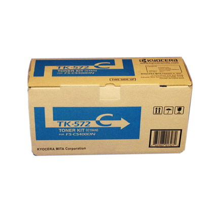 Cartucho tóner KYOCERA TK-572C - 12000 páginas, Amarillo, Laser