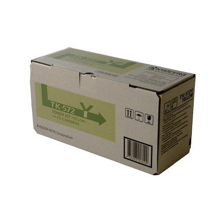 Tóner KYOCERA TK-572Y - 12000 páginas, Amarillo, Kyocera
