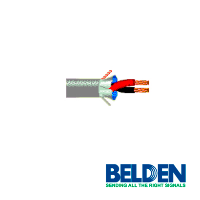 CABLE AUDIO BELDEN 5500FE 010U1000 2C/22AWG RISER NEGRO 305M